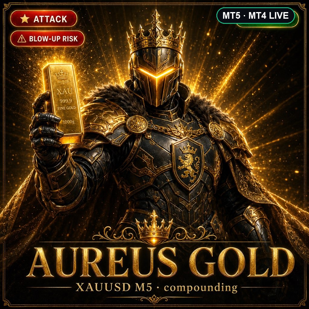 ★ AUREUS GOLD EA — Standard MT5 backtest 12yr (Exness) ×2,254, cross-broker / Safe ×86