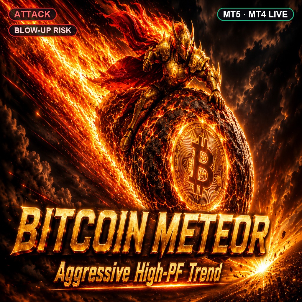 ★ BITCOIN METEOR EA (Aggressive) — 8yr real x111 / PF2.32